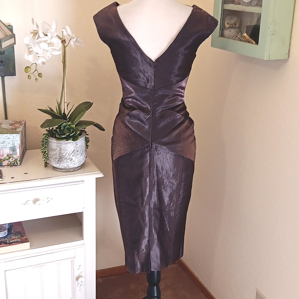 Maggy London Purple Sheath Dress - Picture 6 of 11